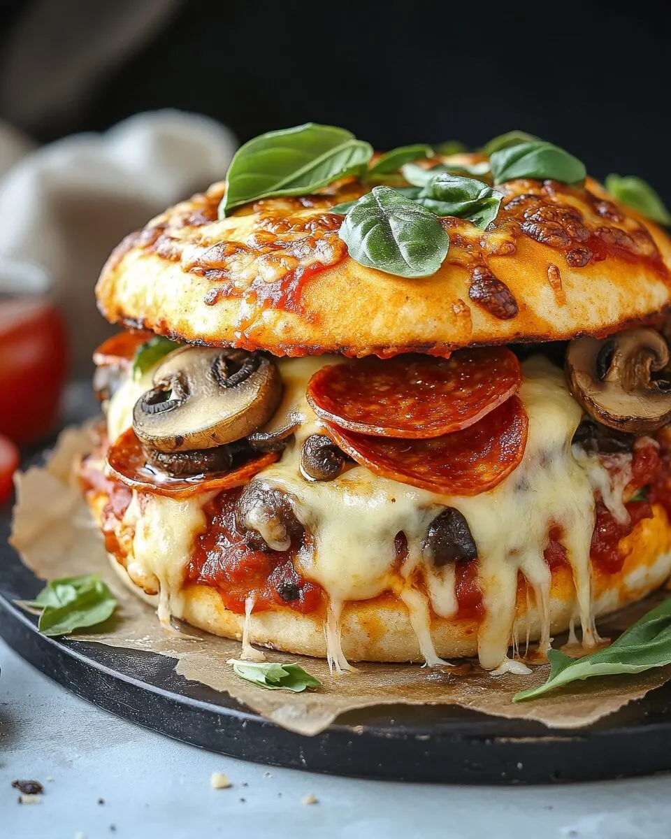PIZZA MELT BURGER