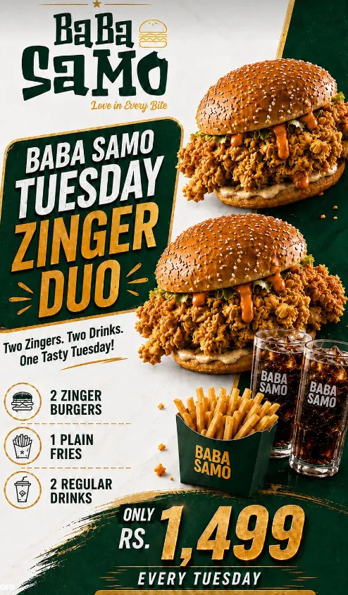 Tuesday - Zinger Duo